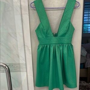Nasty Gal Vibrant Green Sleeveless Dress